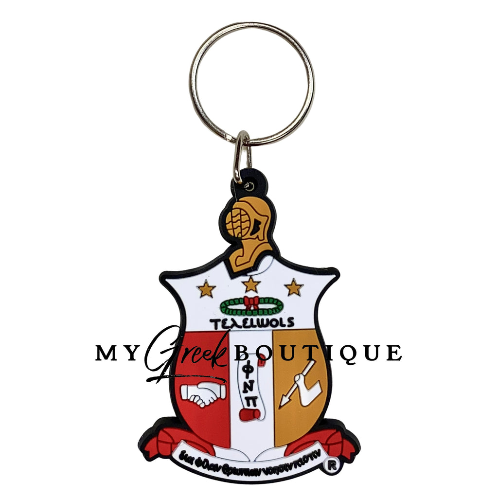 KΑΨ Coat of Arms Keychain - My Greek Boutique